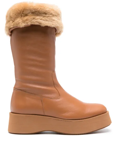 Paloma Barceló Neo platform boots Brown 542302NEOIRIS