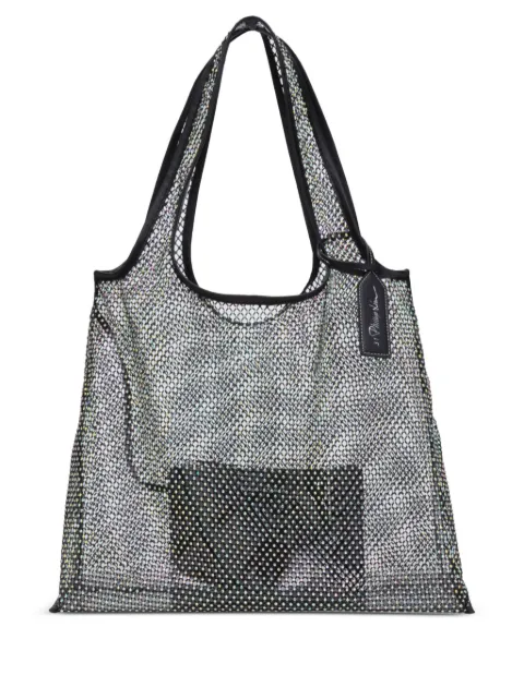 3.1 Phillip Lim crystal-embellished leather shoulder bag Black AE24B956KMF