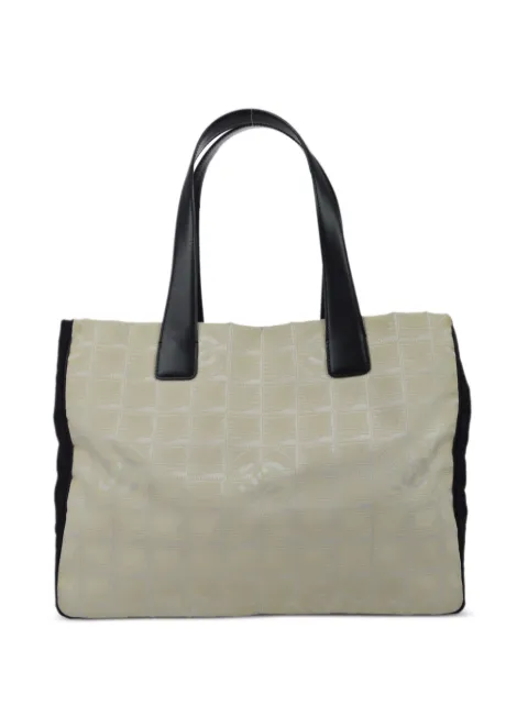 CHANEL Pre-Owned 2006 CC-logo tote bag Black 10469821
