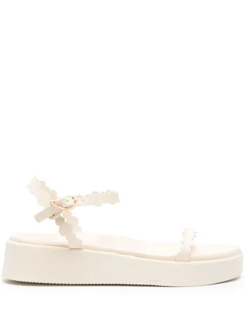 Ancient Greek Sandals Toxo flatform sandals Neutrals TOXOVACHETTA