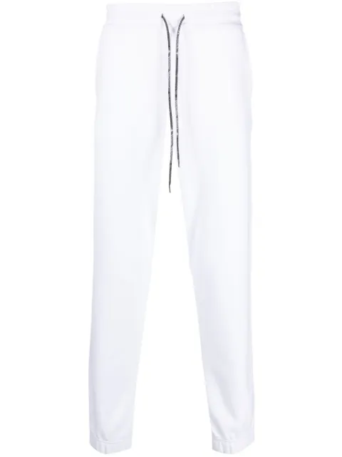 Vivienne Westwood Orb-embroidered cotton track pants White 3J010008J0006