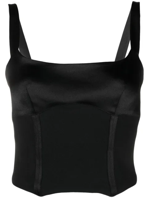 RXQUETTE Goth bodice top Black RXQF23GTHB
