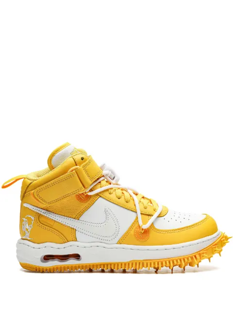 Nike Air Force 1 Mid "Off-White - Varsity Maize" sneakers Yellow DR0500