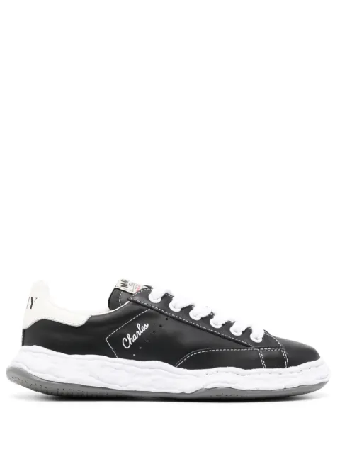 Maison MIHARA YASUHIRO Charles lace-up leather sneakers Black A12FW701