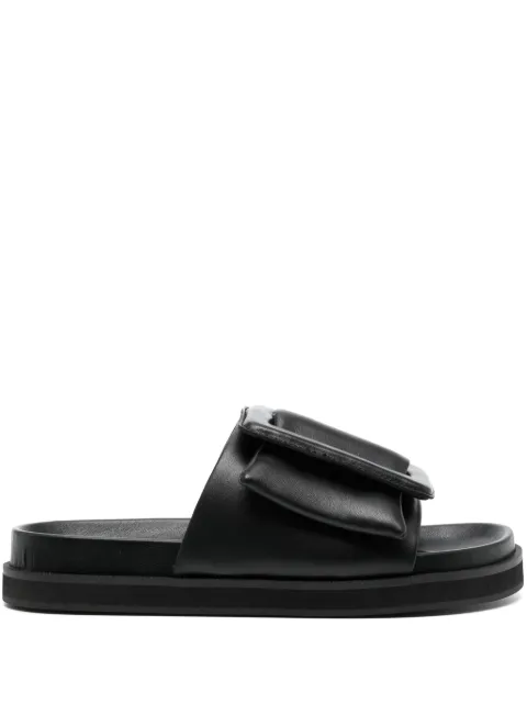 Senso Nola buckle-strap leather sandals Black NOLA