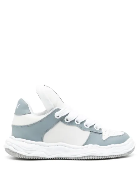 Maison MIHARA YASUHIRO Wayne OG Sole leather sneakers Blue A12FW718