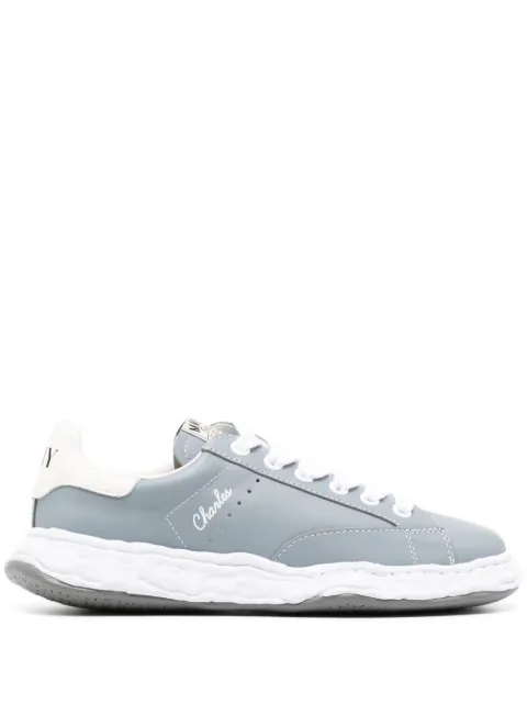 Maison MIHARA YASUHIRO Charles lace-up leather sneakers Blue A12FW701