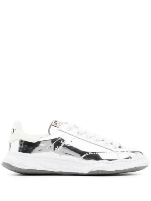 Maison MIHARA YASUHIRO Charles lace-up metallic sneakers Metallic A12FW701