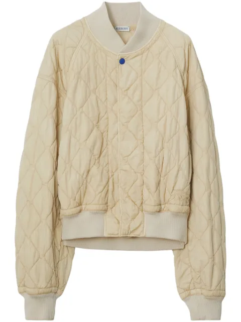 Burberry quilted bomber jacket Neutrals 8081118