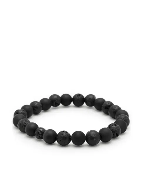 Nialaya Jewelry onyx beaded bracelet Black MCHCO653
