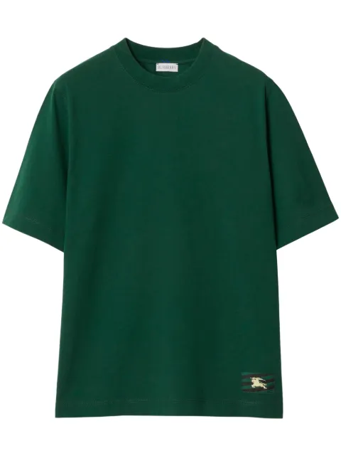 Burberry Equestrian Knight cotton T-shirt Green 8079884
