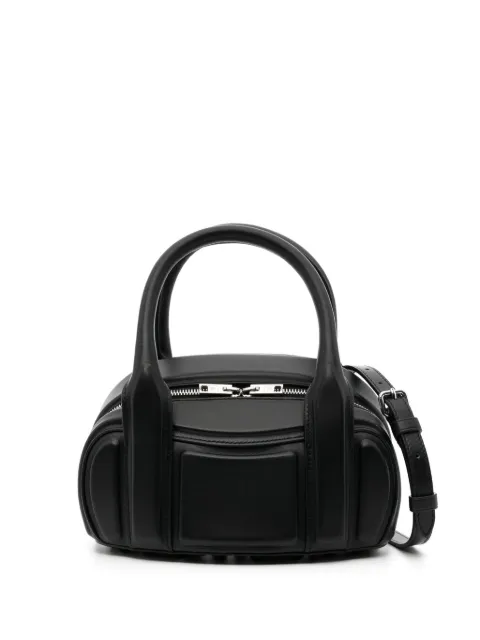 Alexander Wang small Roc panelled leather bag Black 20124R90L