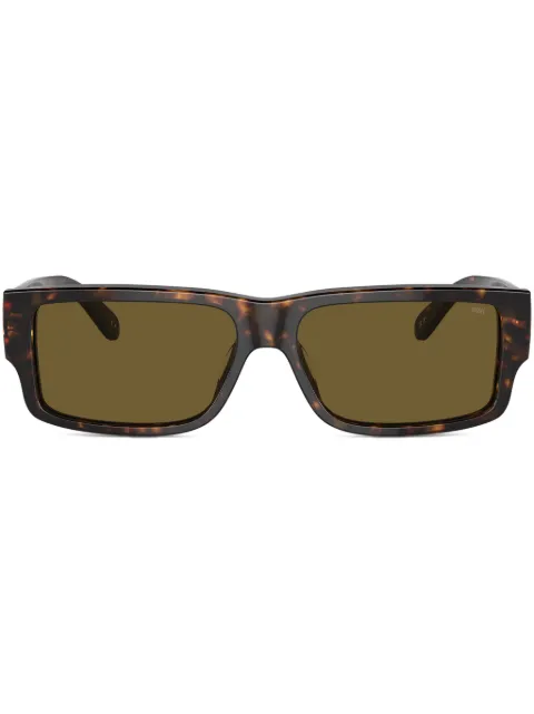 Diesel 0DL2003 rectangle-frame sunglasses Brown LX200300LEN