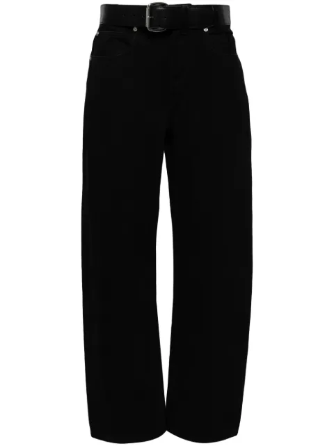 Alexander Wang belted-waist wide-leg trousers Black 1WC1244251