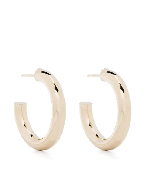 Zoë Chicco 14kt yellow gold medium hollow hoop earrings Gold 5MHH114K