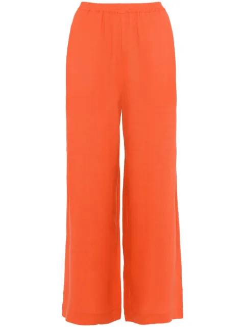 ERES Select wide-leg linen trousers Orange 23242001298