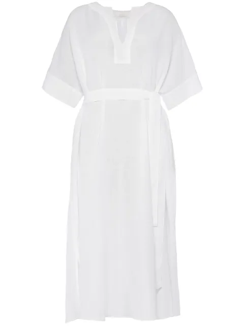 ERES Bibi linen kaftan dress White 2024260001