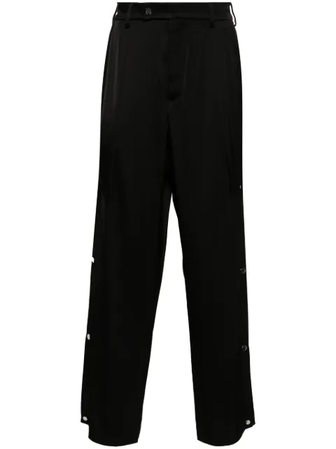 AMIRI logo-plaque straight-leg trousers Black AW23MAW015