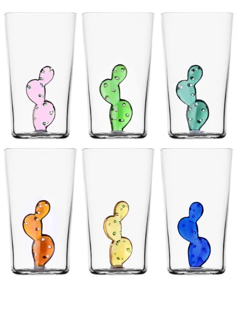 Ichendorf Milano Desert Plants tall glasses (set of six) Neutrals 9997094