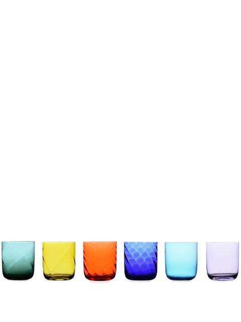 Ichendorf Milano Riga glass tumblers (set of six) Orange 9313016