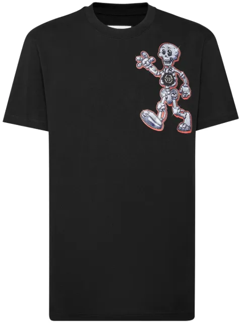 Philipp Plein Skully Gang cotton T-shirt Black PADCMTK6778PJY002N