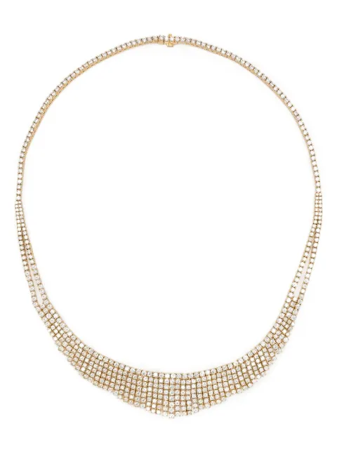 Anita Ko 18kt yellow gold Selene diamond necklace Gold AKNSELMYG