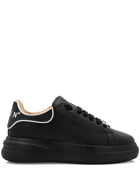 Philipp Plein leather low-top sneakers Megastar Black PADSUSC0599PLE005N