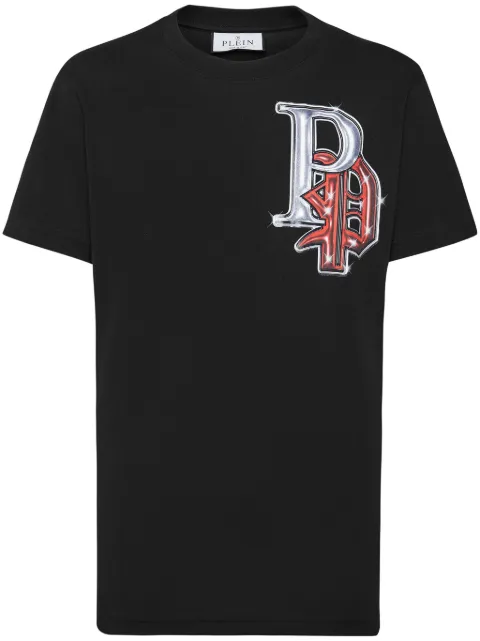 Philipp Plein Skully Gang cotton T-shirt Black PADCMTK6777PJY002N
