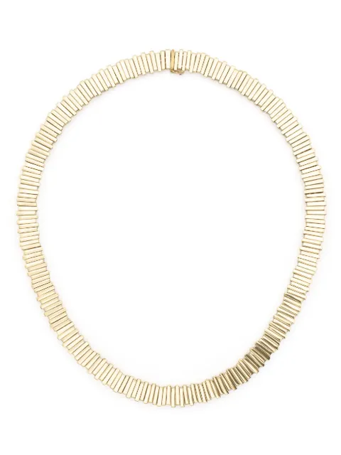Suzanne Kalan 18kt yellow gold Jagged baguette necklace Gold GCP141YG