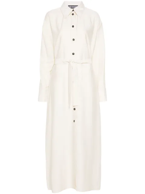 Frenken Parachute shirt dress White 242202103