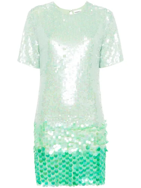P.A.R.O.S.H. Gigi sequinned mini dress Green GIGID721891