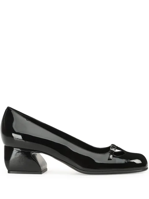 Sergio Rossi SR Rossi 45mm leather pumps Black B08590MMVV25