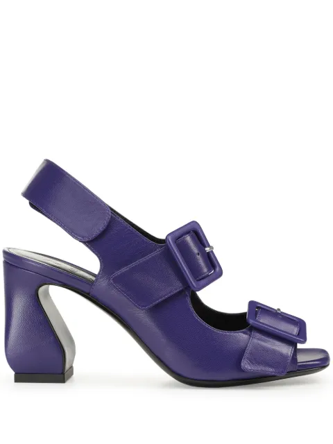 Sergio Rossi SI ROSSI 90mm leather sandals Purple B08630MNAG01