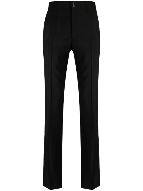 Givenchy pleat-detail straight-leg trousers Black BM50ZC100H