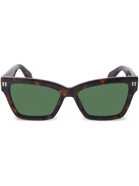 Off-White Eyewear Cincinnati rectangle-frame sunglasses Brown OERI110S24PLA0016055