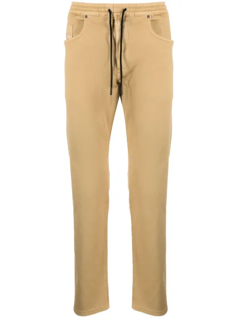 Diesel drawstring tapered trousers Neutrals A11883068DY