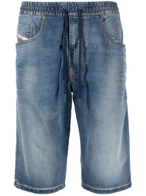 Diesel elasticated-waist denim shorts Blue A12717068JV