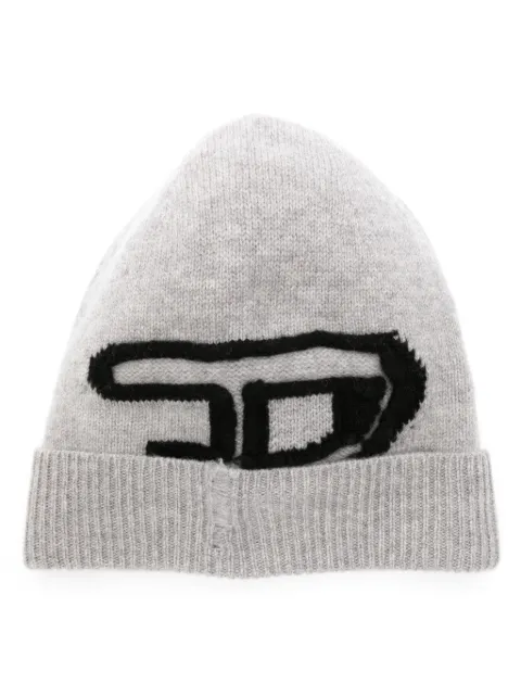 Diesel K-Peel logo-intarsia beanie Grey A132720AJBJ