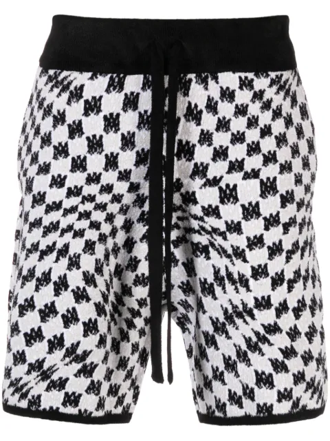 AMIRI logo-print bermuda shorts White AW23MKB005