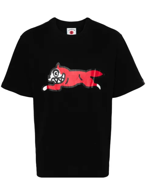 ICECREAM Running Dog cotton T-shirt Black IC23449