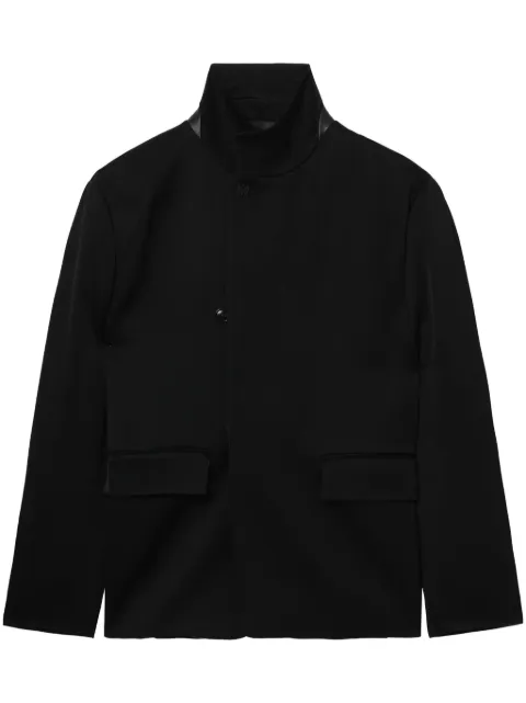 AMIRI stand-up collar blazer Black AW23MJF016