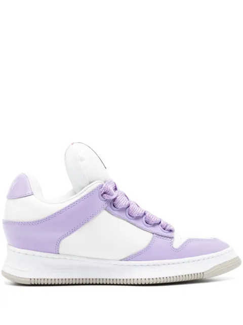 Maison MIHARA YASUHIRO Rosy pointed-toe puffer sneakers Purple B11FW712
