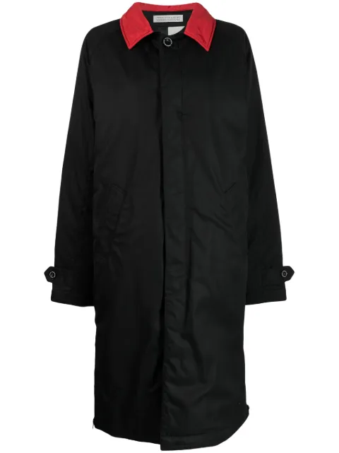 Undercover x FRGMT logo-print parka coat Black UC2C13012