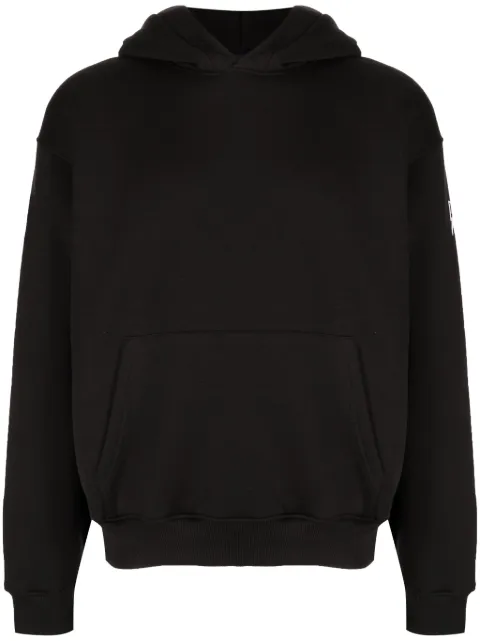 Neil Barrett Minimalist Bolts appliqué-detail hoodie Black NBV7JS212AV524C