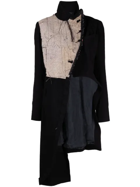 Marc Le Bihan asymmetric wool jacket Black 22004