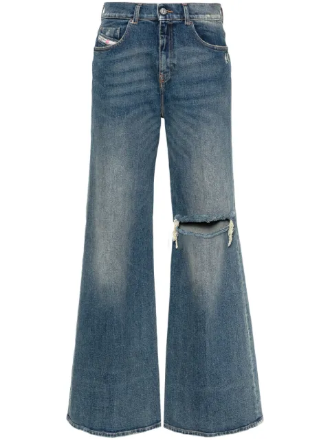 Diesel 1978 D-Akemi wide-leg jeans Blue A03625007