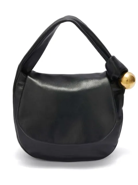 Jil Sander Sphere leather tote bag Black J07ZH0019P4845