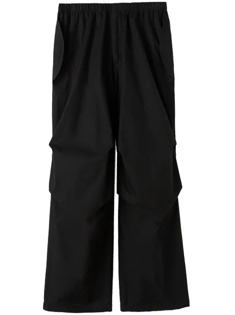 Jil Sander pleated wide-leg trousers Black J21KA0147J45218