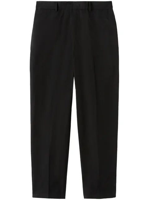 Jil Sander straight-leg cotton trousers Black J21KA0011J45218
