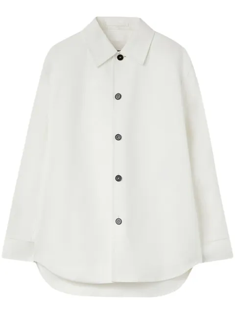 Jil Sander long-sleeve shirt jacket White J23BN0006J45216